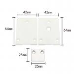 Multifunctional Automatic Door Bottom Sweep With Fully U Shape Silicone Strips