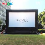 Large Inflatable Movie Screen Easy Install Oxford Cloth ODM Blow Up Theater Screen for sale