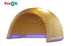 China Inflatable Yard Tent ROHS Amusement Parks 6m LED Inflatable Air Dome Tent supplier