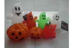 China Halloween Pumpkin Lantern LED Flashing Snowman For Flashing Night Lights Toy supplier