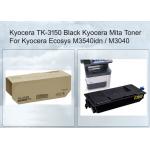 Kyocera Printer Toner Cartridge Black TK3150 14.5K Yield Compatible Kyocera M3540 for sale