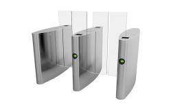 China 550mm Width 100W 30person/Min Sliding Panel Barrier Gate supplier