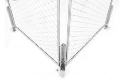 China 100m Length High Level Protective Wire Rope Net For Ensuring Safety supplier