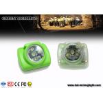 15000 Lux LED Mining Light , Illuminance Oled Screen Miners Cap Lamp 1W for sale