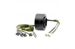 China Compact Size Rotary Slip Ring LPT096 500rpm With 96mm Through Bore supplier