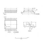 Integrated Circuit Chip 40-bit I2C-bus I/O port with RESET, OE and INT PCA9505DGG  SOP for sale