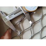 Corrosion Resistant AISI316 Rope Mesh With Ferrule As Security Netting for sale