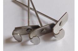 China Slim Style Stainless Steel Lacing Anchors To Secure Insulation Blanket supplier