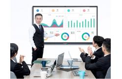 China Portable Smart Interactive Whiteboard 75 86 100 Inch 0.8ms Fluent Writing supplier