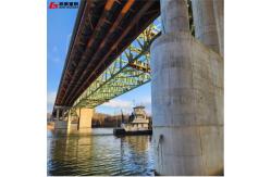 China Long Span Steel Structure Bridge Construction Light Weight Good Toughness supplier