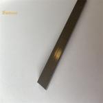 U Slot Decorative Stainless Steel Tile Trim 201 304 Color HL Sandblast Finish for sale
