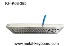 China Desktop Vandal Proof Panel Mount Keyboard Stainless Steel For Industrial Control Device supplier