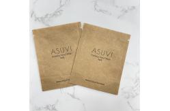China Custom Printing Zipper Tea Sachet Biodegradable Paper Pouch Packaging Bags supplier