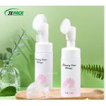 China Face Wash Pump Bottle 100ml-250ml PET Round Hand Soap PUMP Bottle manufacturer