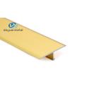 6063 T5 Extruded Aluminum T Slot With color gold Electroscopes Treatment Transition Trim for sale