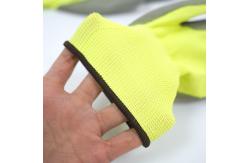 China Green Polyester Garden Work Gloves Comfortable Breathable Protective Gloves supplier