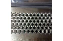 China Hot Dip Galvanized 5 Holes Round Channel Perf O Grip Grating 300mm Width supplier