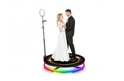 China Led 80cm Compatible 360 Photo Booth Machine With 2 Years Warranty supplier