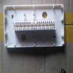 White Cable Distribution Box 10 Pairs LSA Module Indoor Telephone Distribution Box