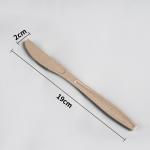 190mm Organic Wheat Fiber Disposable Knife Cutlery Eco Friendly For Travel for sale