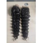 8a Loose Deep Wave Hair Bundles , Black Human Hair Weft Bundles No Knots for sale