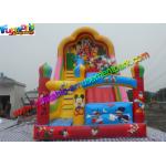 Popular Mickey Mouse Commercial Inflatable Slide , Blow up Slide 7L x 4W x 6H Meter for sale