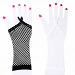 Sensational Ballroom Dance Accessories Black Mesh Fingerless Gloves For Women for sale