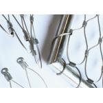 X - Tend Diamond Flexible Architectural Cable Mesh Fence With Round Tube Frame