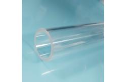 China High Hardness 34*28*132mm Sapphire Glass Tube High Temperature Resistant supplier