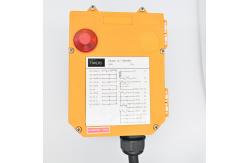 China IP65 Wireless Remote Controller , 50Hz Overhead Crane Remote Control supplier