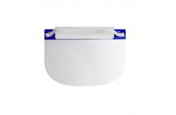 China 32cm * 22cm Protective Face Shield Direct Splash Protection Plastic Face Shield supplier