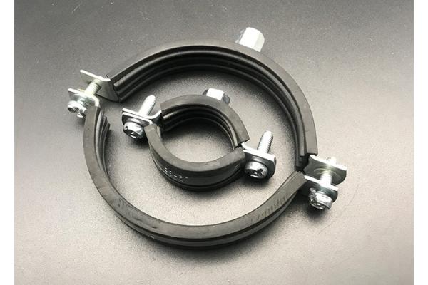 6'' 8'' Galvanized Steel EPDM Rubber Pipe Clip