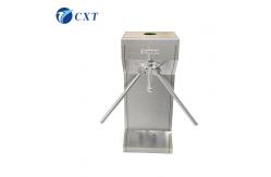 China Vertical Tripod Turnstile Gate Stainless Steel With TCP/IP Communication Interface supplier