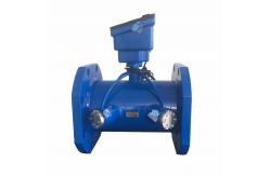 China Ultrasonic LCD Water Flow Meter Water Meter With Sensor supplier
