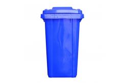 China Green Commercial Rolling Trash Can 100Ltr Recycle Garbage Containers With Lid supplier