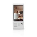 Touch Screen Restaurant Ordering Kiosk Mcdonald Kiosk Machine With Checkout Counter