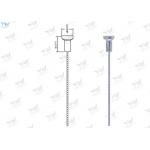 Zinc Die - Cast Terminal Wire Rope Sling 304 Stainless Steel Wire Material for sale
