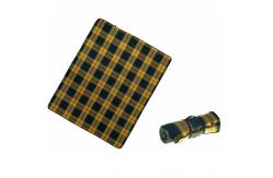 China Foldable Waterproof Camping Picnic Blanket With Handle Strap supplier
