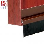 Self Adhesive Door Bottom Seal Strip Flexible Brush Type Door Sweep for sale