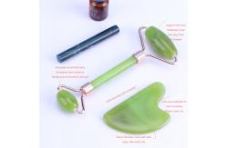China Pink Face Massager Roller , Jade Massager Roller OEM ODM Service supplier