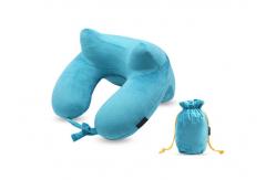 China Soft Inflatable Neck Pillow , Inflatable Travel Neck Support CGS Certification supplier