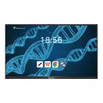 4K 50 Point Touch Screen 1MM Zero Bond Tempered Glass Interactive White Board for sale