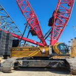 Energy Saving 400T Crawler Crane Sany 1.2 Km/H Travel Speed for sale