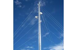 China Telecom Communication Guyed Wire Tower Steel 30M Lattice Triangle Triangular Mast supplier