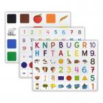 Removable Custom Silicone Stickers Kids Early Learning Stickers Modern Teacher Aids for sale