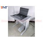 University Laboratory Computer LCD Monitor Lift , Tabletop Hidden Flip Up Box for sale