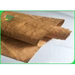 Biodegradable Washable Kraft Liner Paper 30 Colors 0.55mm 350 G For Backpacks for sale