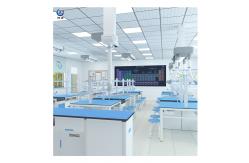 China Blue Lab Workstation Furniture Laboratory Working Table Alkali Resistant supplier