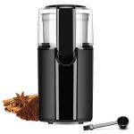 UL Plug Electric Coffee Grinder Coarse Powder Black Stainless Steel Coffee Grinder Machine for sale