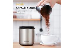 China Corse Fine Custom Coffee Grinder Removable Spice Grinder Stainless Steel supplier